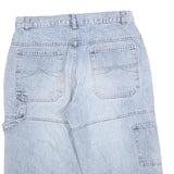 IDENTIC Mens Denim Blue Casual Shorts M W32 Cotton Blend Workwear