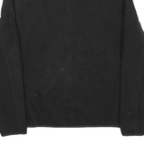 TIMBERLAND Womens Black Outdoor Jacket L Polyester Woven Plain Zip Long Sleeve