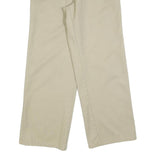 DICKIES Mens Cotton Blend Beige Relaxed Straight Trousers W32 L30 Workwear