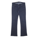 ARMANI EXCHANGE Womens Jeans Blue Slim Flared Denim Dark W31 L33 Stylish Zip