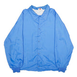 WEST ARK Mens Blue Button Nylon Regular Fit Jacket XL Lightweight Plain