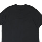 ADIDAS Mens Black Logo Graphic T-Shirt XL Short Sleeve Crew Neck Cotton Blend