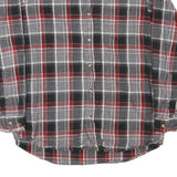 RED HEAD Mens Grey Black & Red Check Shirt XL Cotton Blend Casual Classic
