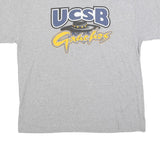 TLC Mens Grey UCSB Gauchos Graphic T-Shirt XL Short Sleeve Crew Neck Cotton