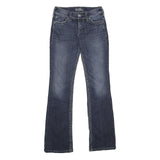 SILVER Womens Jeans Blue Regular Bootcut Denim Medium W27 L34 Stylish Comfort