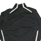 NIKE Mens Black & White Gold Star Track Jacket L Polyester Blend Zip