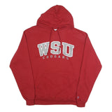 CHAMPION Mens Red WSU Cougars Hoodie XL Cotton Blend Pullover Sweatshirt