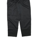 Womens Black Relaxed Fit Trousers W28 L30 Polyester Blend Zip Closure