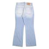 LEVI'S Womens Regular Fit Flared Denim Light Blue W30 L30 525 04 Zip Cotton