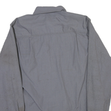 CARHARTT Mens Grey Plain Work Shirt S Button-Down Collar Long Sleeve Durable