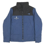 THE NORTH FACE Womens Blue & Black Zip Jacket XL Polyester Blend Outdoor Padded