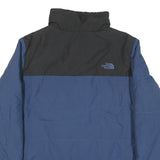 THE NORTH FACE Womens Blue & Black Zip Jacket XL Polyester Blend Outdoor Padded