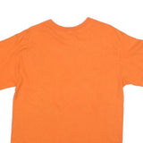 DELTA Mens Orange Tim Lincecum Graphic T-Shirt L Short Sleeve Crew Neck Baseball