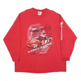 WINNERS CIRCLE Mens Red Kasey Kahne Racing Graphic Long Sleeve Crew Neck T-Shirt