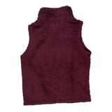 Patagonia Fleece Vest - Medium Burgundy Polyester