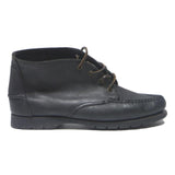 TIMBERLAND Mens Black Leather Lace-Up Boots UK 7.5 Casual Outdoor Durable
