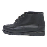 TIMBERLAND Mens Black Leather Lace-Up Boots UK 7.5 Casual Outdoor Durable