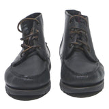 TIMBERLAND Mens Black Leather Lace-Up Boots UK 7.5 Casual Outdoor Durable