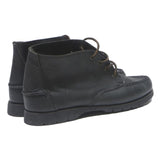 TIMBERLAND Mens Black Leather Lace-Up Boots UK 7.5 Casual Outdoor Durable