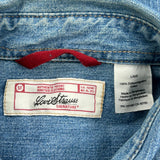 Vintage Levis Denim Shirt - Large Blue Cotton