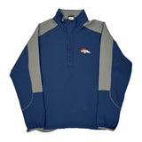 Denver Broncos N.F.L. Team Apparel Nfl Windbreaker - Large Gray Polyester