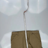 Wrangler Double Knee Carpenter Pants - 38W 30L Khaki Cotton