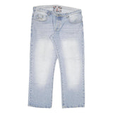 SMITH AND JONES Mens Light Blue Denim Jeans W40 L32 Regular Straight Cotton