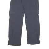 ADIDAS Mens Polyester Blend Grey Regular Straight Trousers W30 L31 Comfortable