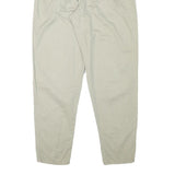 SYCAMORE Womens Cotton Blend Beige Relaxed Tapered Trousers W24 L29 Casual