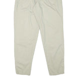SYCAMORE Womens Cotton Blend Beige Relaxed Tapered Trousers W24 L29 Casual