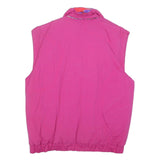 CRUYFF Womens Pink Polyester Active Sports Zip Jacket M Plain Casual Lightweight