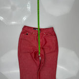 Guess Jeans - 28W UK 8 Red Cotton
