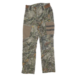 SOLOGNAC Mens Polyester Blend Camouflage Slim Straight Trousers W30 L30 Outdoor