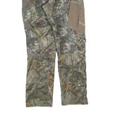 SOLOGNAC Mens Polyester Blend Camouflage Slim Straight Trousers W30 L30 Outdoor