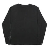 MAJESTIC Mens Black Indianapolis Colts Graphic T-Shirt XL Long Sleeve Crew Neck