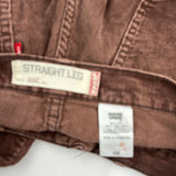 Levis Pants - 30W 30L Brown Corduroy