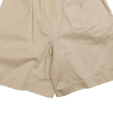 LIZ CLAIRBORNE Womens Beige Casual Shorts M W28 Cotton Blend Comfortable Fit