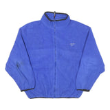 WEST MARINE Mens Blue Jacket L Polyester Blend Zip Casual Lightweight Fleece