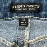 True Religion Skinny Jeans - 30W US 6 Blue Cotton Blend