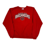 Tampa Bay Buccaneers Nfl Sweatshirt - Large Red Polyester