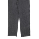 WRANGLER Mens Black Regular Straight Denim Raw Jeans W34 L32 Classic Style