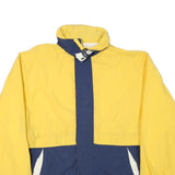 PACIFIC TRAIL Mens Yellow & Navy Classic Jacket L Polyester Blend Zip Outdoor