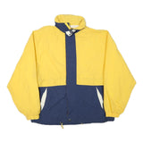 PACIFIC TRAIL Mens Yellow & Navy Classic Jacket L Polyester Blend Zip Outdoor