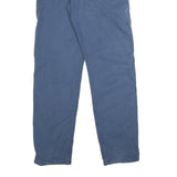 CARHARTT Mens Cotton Blue Regular Straight Trousers Zip W32 L31 Classic Workwear