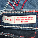 True Religion Skinny Jeans - 28W UK 6 Blue Cotton