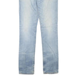 LEVI'S 511 Slim Womens Jeans Light Blue Regular Fit Denim W34 L34 Zip Cotton