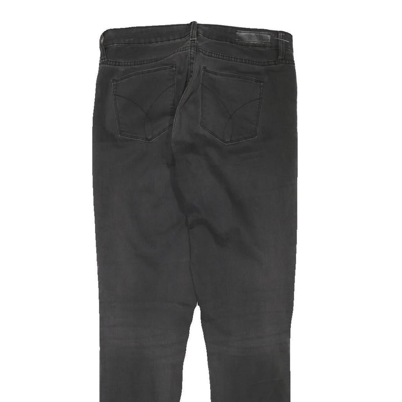 CALVIN KLEIN JEANS Womens Black Slim Skinny Denim Woven W30 L30 Stretch Zip