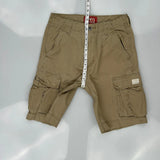 Levis Cargo Shorts - 32W 10L Khaki Cotton