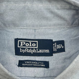 Polo By Ralph Lauren Shirt - Large Blue Cotton
