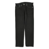 Levis 505 Jeans - 36W 31L Black Cotton